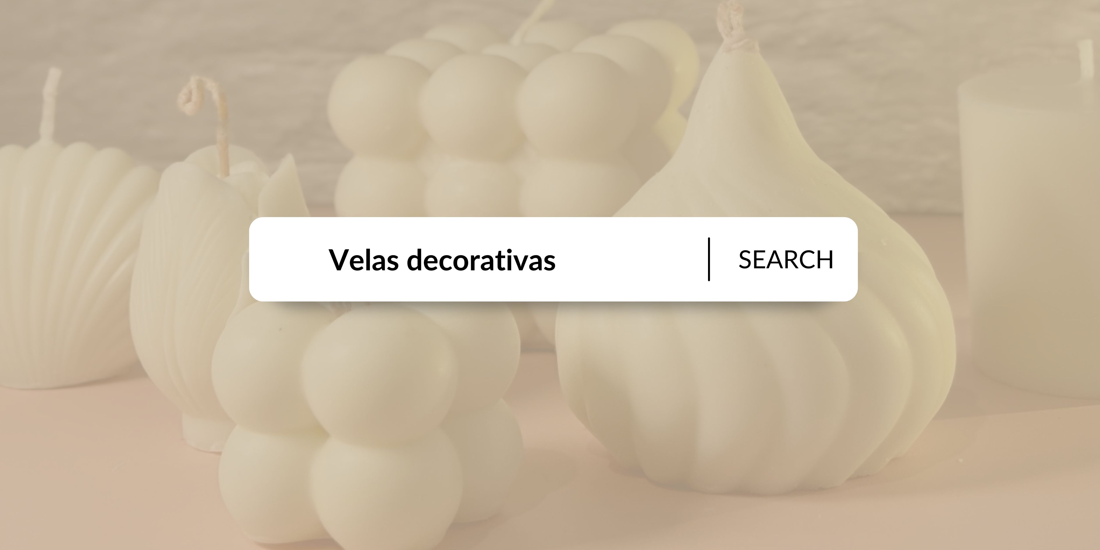Velas decorativas