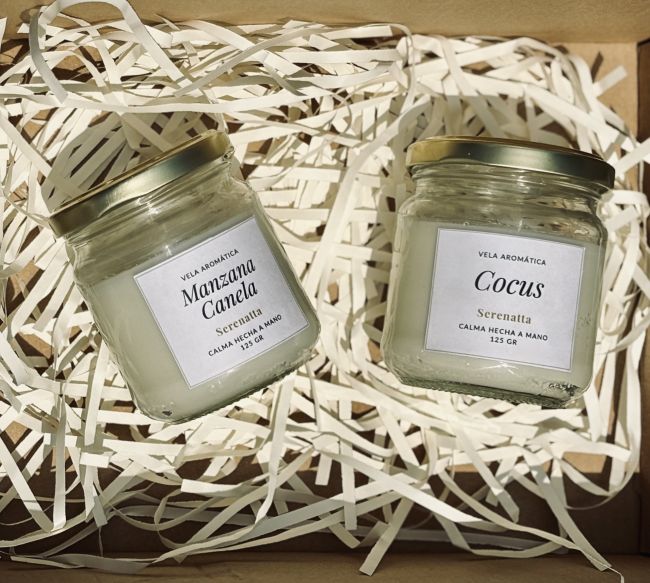 Vela Aromática Grand Gold Serenatta - Duo